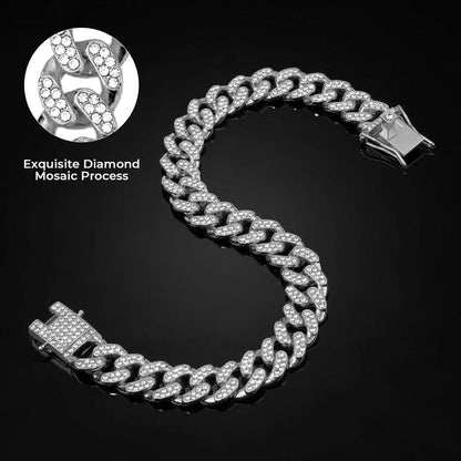 Best Adjustable Diamond & Rhinestone Pet Collar for Dogs & Cats - Loyal Paws