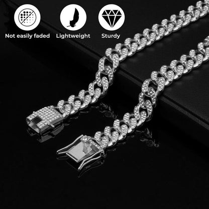 Best Adjustable Diamond & Rhinestone Pet Collar for Dogs & Cats - Loyal Paws