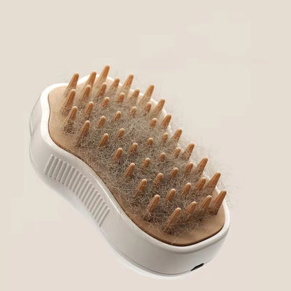 Best Electric Pet Steam Grooming Brush for Shedding Cats & Dogs - Loyal Paws