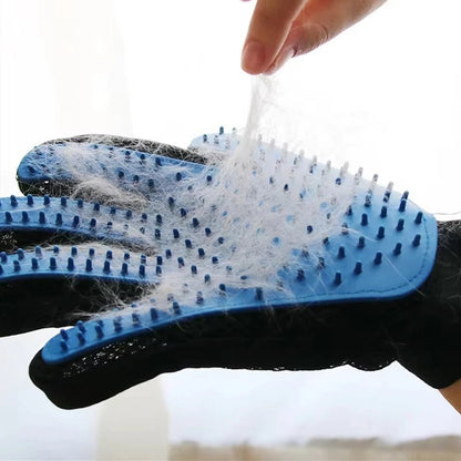 Best Pet Grooming Glove & Hair Removal Brush for Cats & Dogs - Loyal Paws
