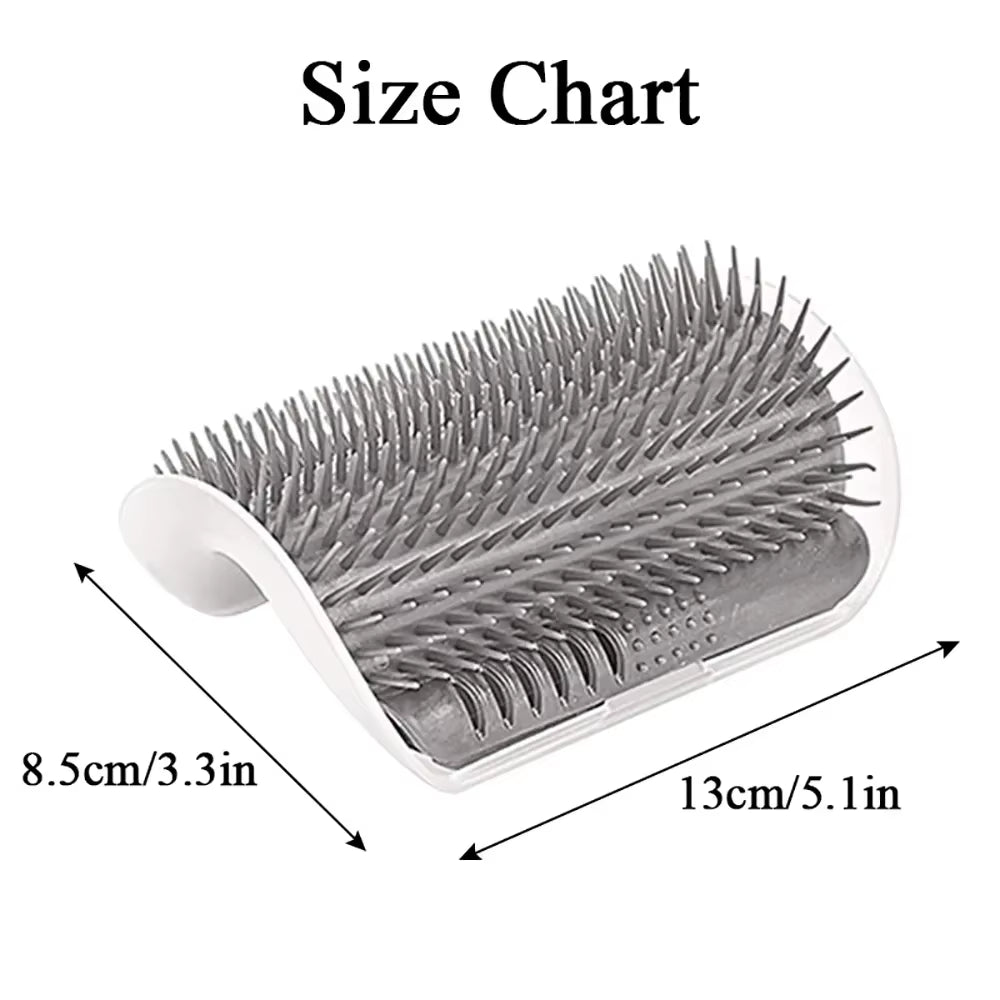 Self - Grooming Cat Corner Brush & Massage Station - Loyal Paws