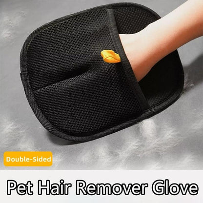 Gentle Pet Hair Remover Grooming Glove for Dogs & Cats - Loyal Paws