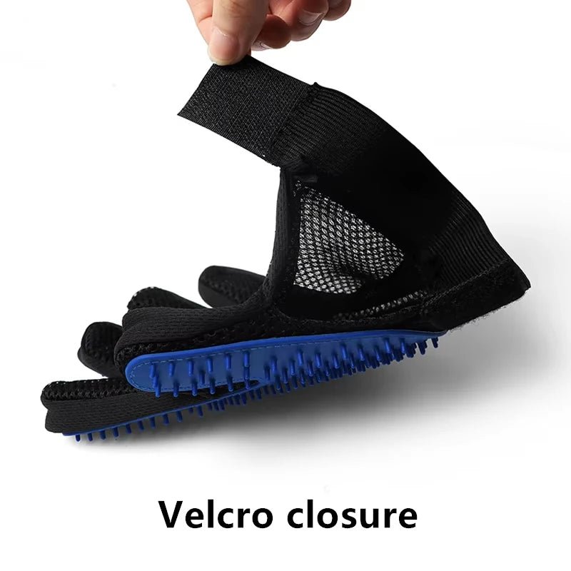 Best Pet Grooming Glove & Hair Removal Brush for Cats & Dogs - Loyal Paws