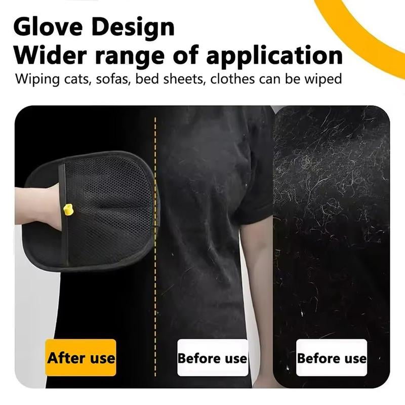 Gentle Pet Hair Remover Grooming Glove for Dogs & Cats - Loyal Paws
