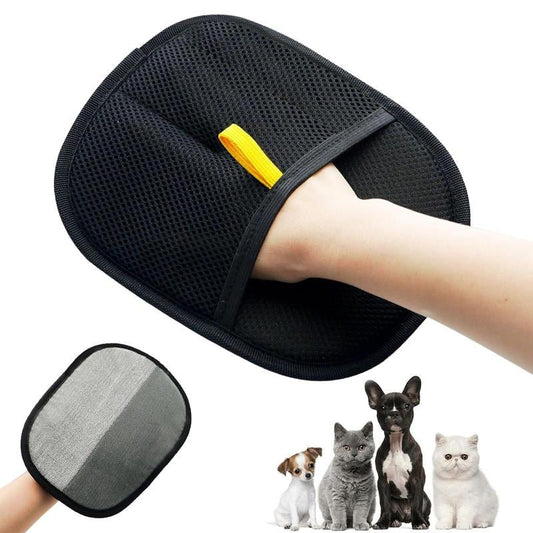 Gentle Pet Hair Remover Grooming Glove for Dogs & Cats - Loyal Paws