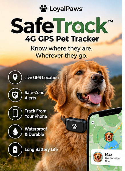 LoyalPaws SafeTrack™ 4G GPS Pet Tracker