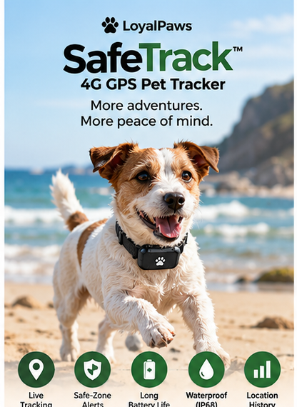 LoyalPaws SafeTrack™ 4G GPS Pet Tracker