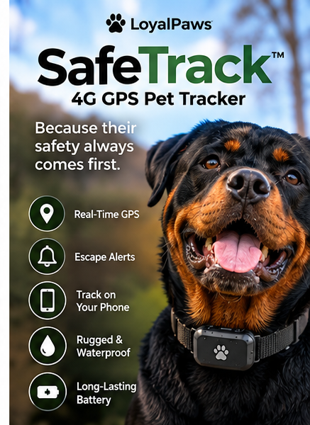 LoyalPaws SafeTrack™ 4G GPS Pet Tracker