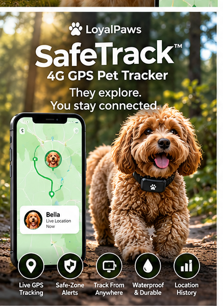LoyalPaws SafeTrack™ 4G GPS Pet Tracker