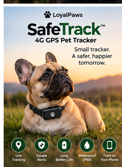 LoyalPaws SafeTrack™ 4G GPS Pet Tracker