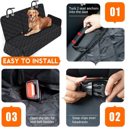 Best Waterproof Dog Car Seat Cover & Hammock for SUVs - Loyal Paws