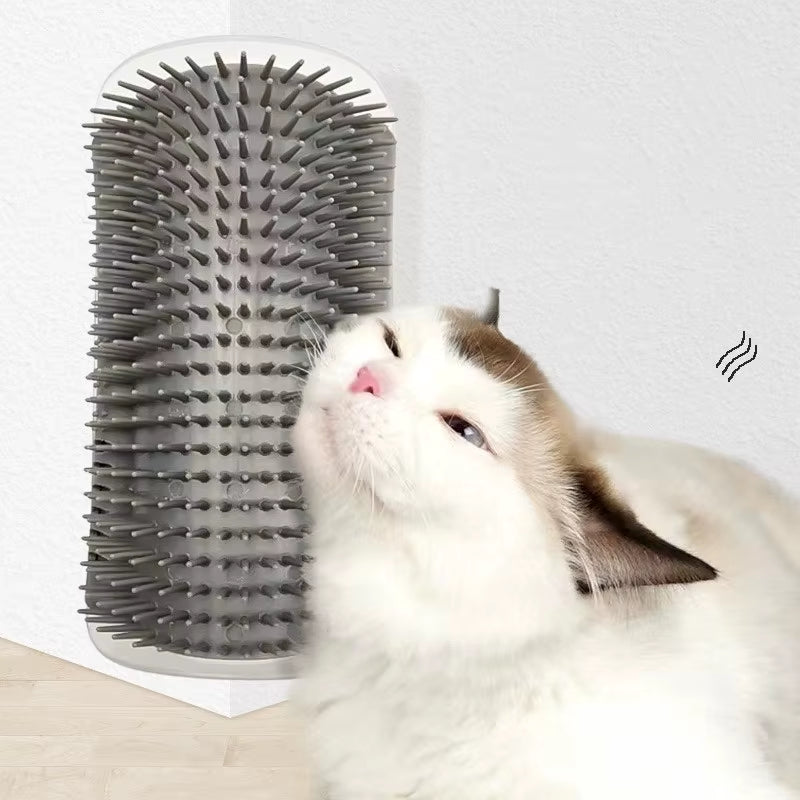 Self - Grooming Cat Corner Brush & Massage Station - Loyal Paws