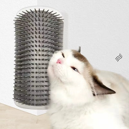 Self - Grooming Cat Corner Brush & Massage Station - Loyal Paws
