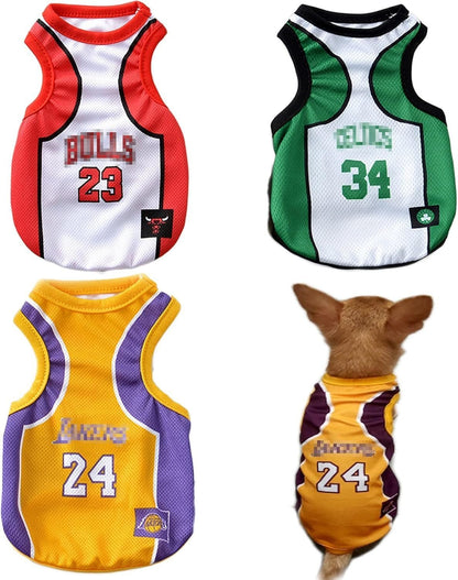 Basketball Dog Jersey & Puppy Outfit for Small & Medium Dogs - Loyal Paws