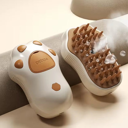 Best Electric Pet Steam Grooming Brush for Shedding Cats & Dogs - Loyal Paws