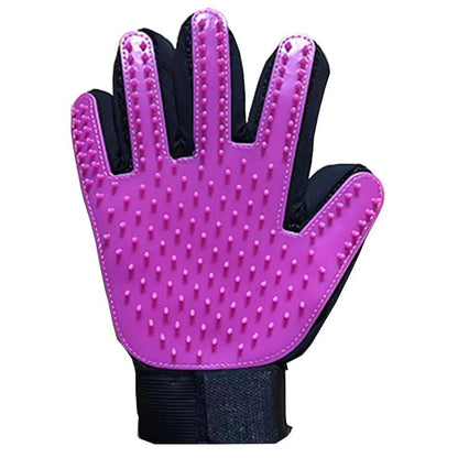 Best Pet Grooming Glove & Hair Removal Brush for Cats & Dogs - Loyal Paws