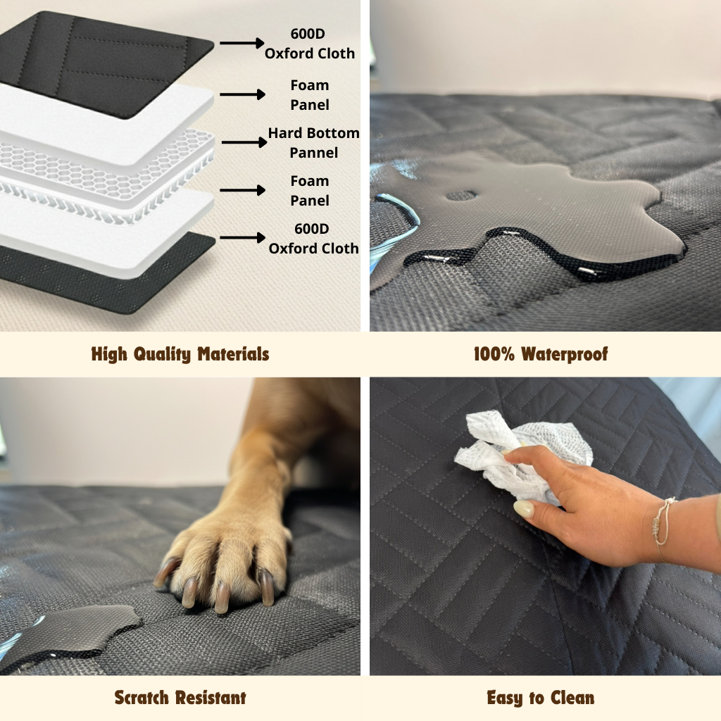 LoyalPaws Dog Car Seat Cover – No More Fur & Muddy Paws